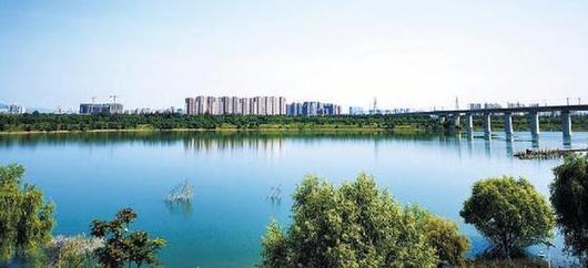  北京永定河豐臺段現水岸森林景觀(guān)